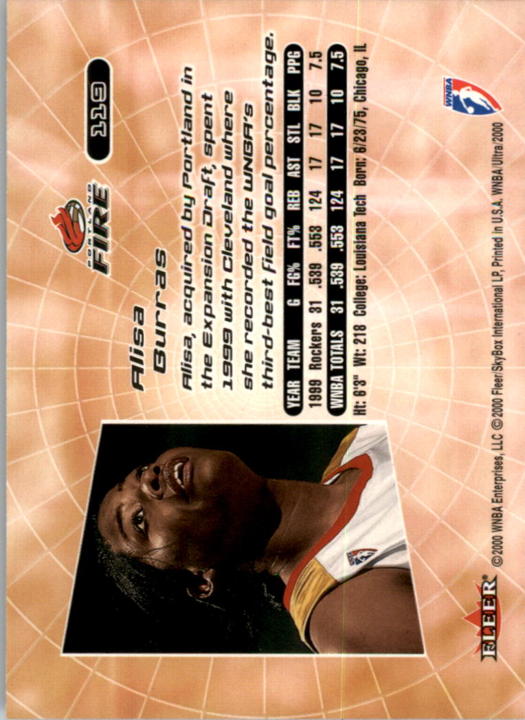2000 Ultra WNBA Basketball Part 1 Main Set Cards #1 to #150 - Picture 234 of 290