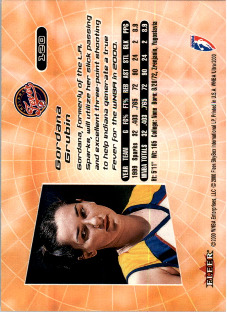 2000 Ultra WNBA Basketball Part 1 Main Set Cards #1 to #150 - Picture 236 of 290