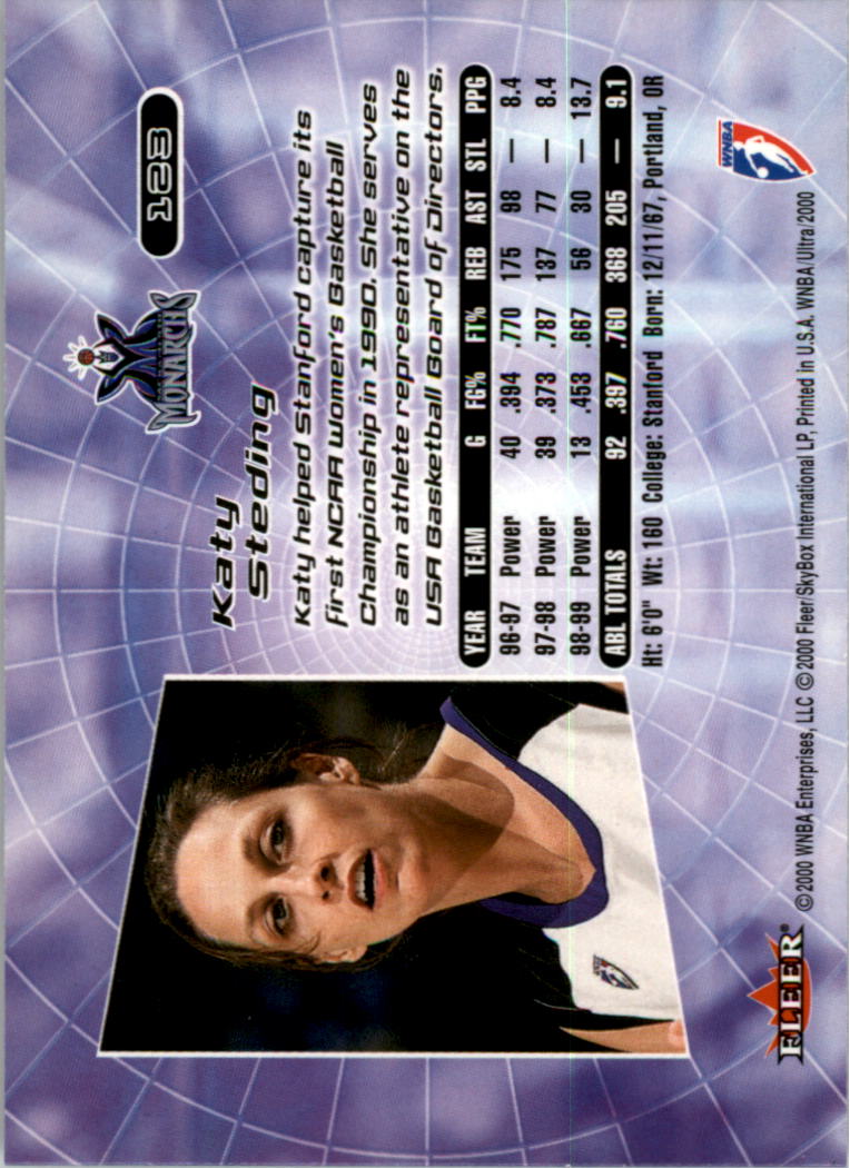 2000 Ultra WNBA Basketball Part 1 Main Set Cards #1 to #150 - Picture 242 of 290