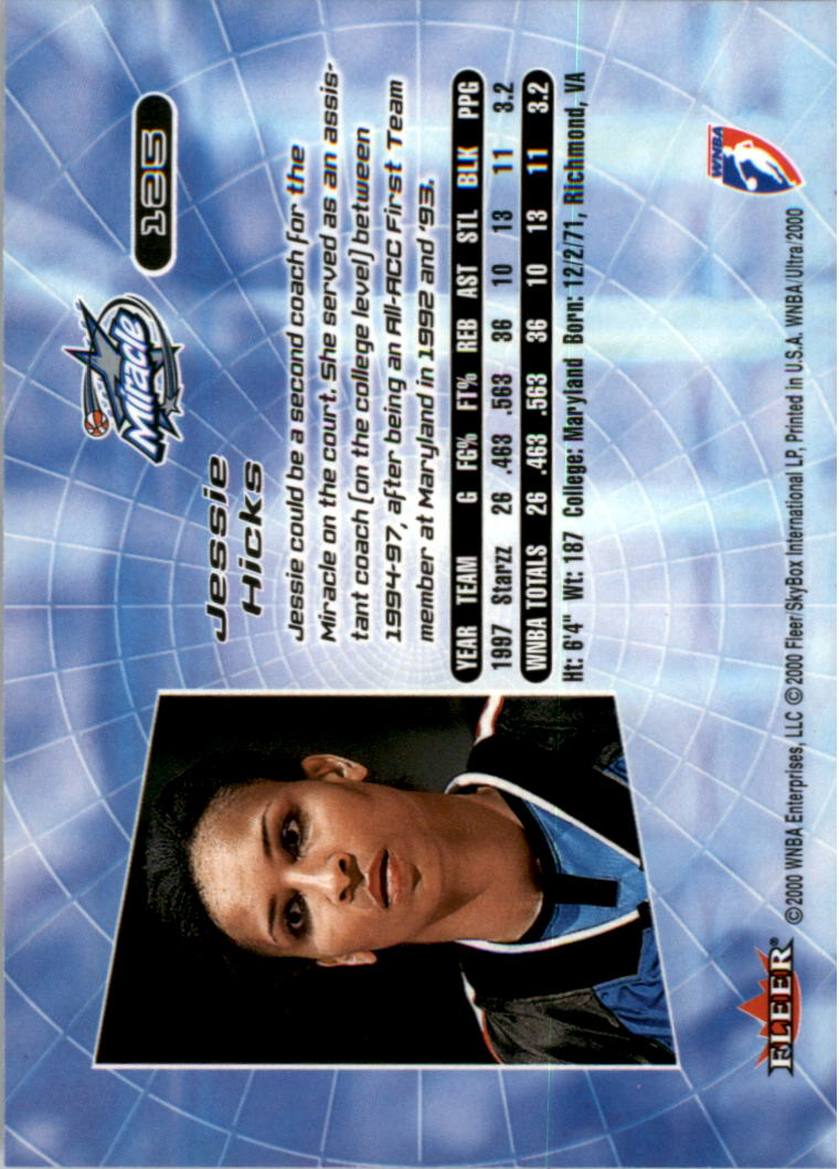 2000 Ultra WNBA Basketball Part 1 Main Set Cards #1 to #150 - Picture 246 of 290