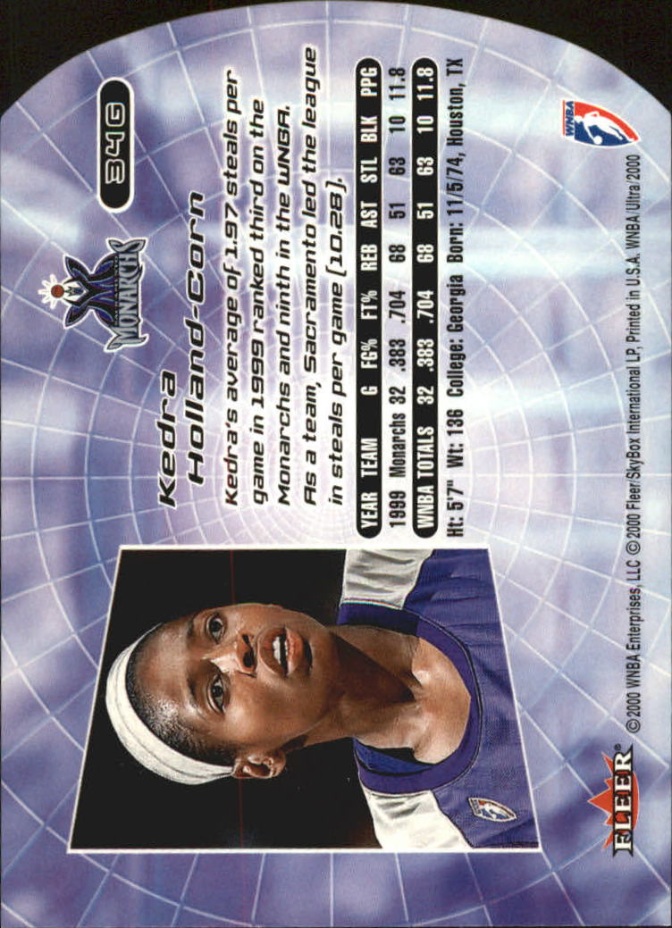2000 Ultra WNBA Basketball Part 2 Autograph, Insert and Parallel Cards - Picture 49 of 172