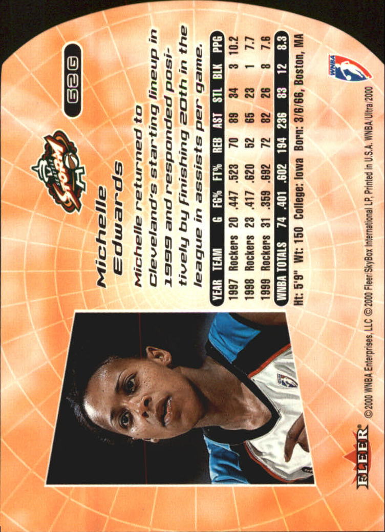 2000 Ultra WNBA Basketball Part 2 Autograph, Insert and Parallel Cards - Picture 59 of 172