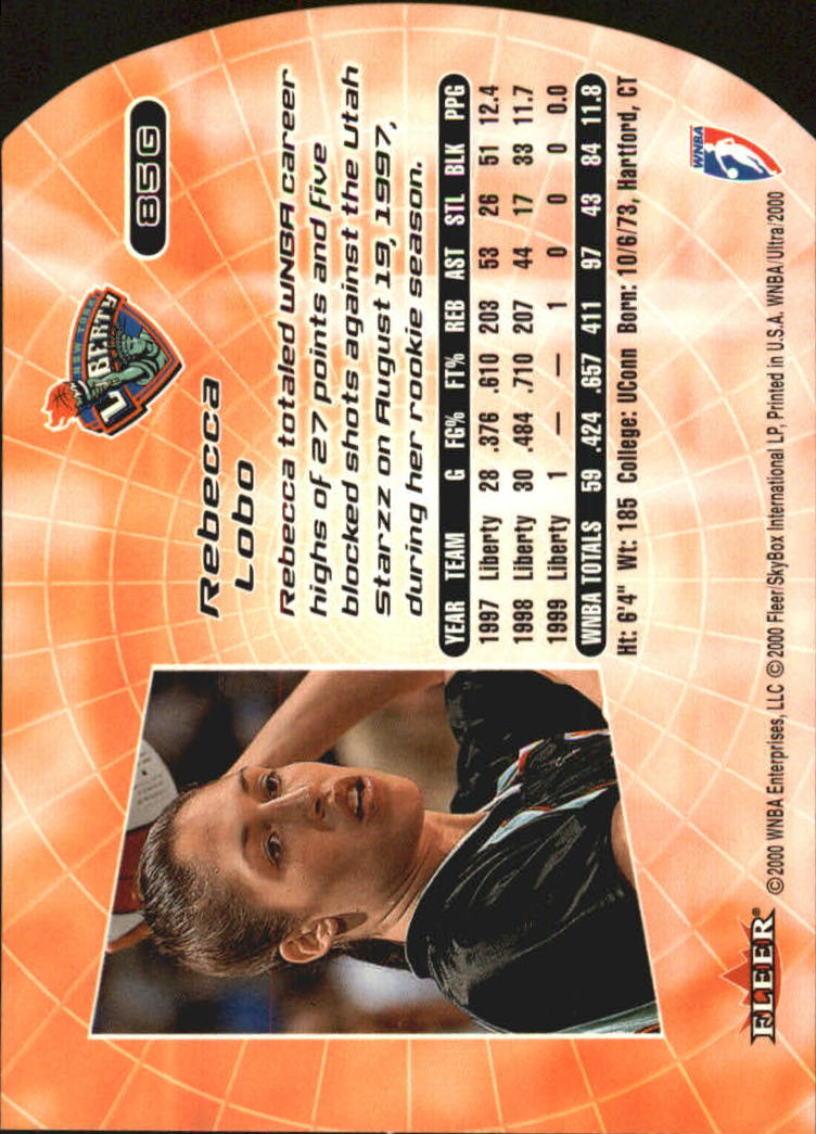 2000 Ultra WNBA Basketball Part 2 Autograph, Insert and Parallel Cards - Picture 81 of 172