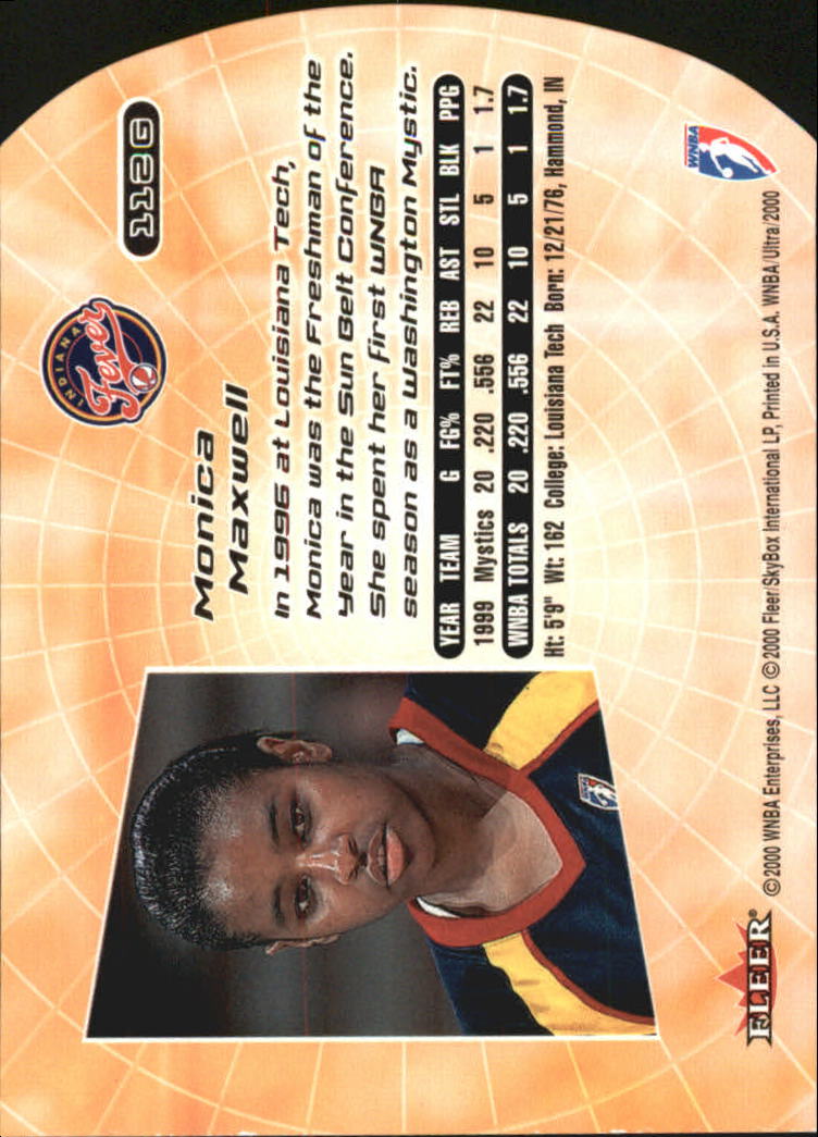 2000 Ultra WNBA Basketball Part 2 Autograph, Insert and Parallel Cards - Picture 119 of 172