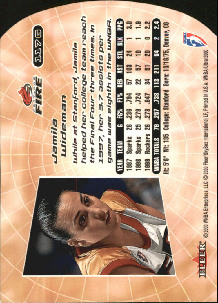 2000 Ultra WNBA Basketball Part 2 Autograph, Insert and Parallel Cards - Picture 129 of 172