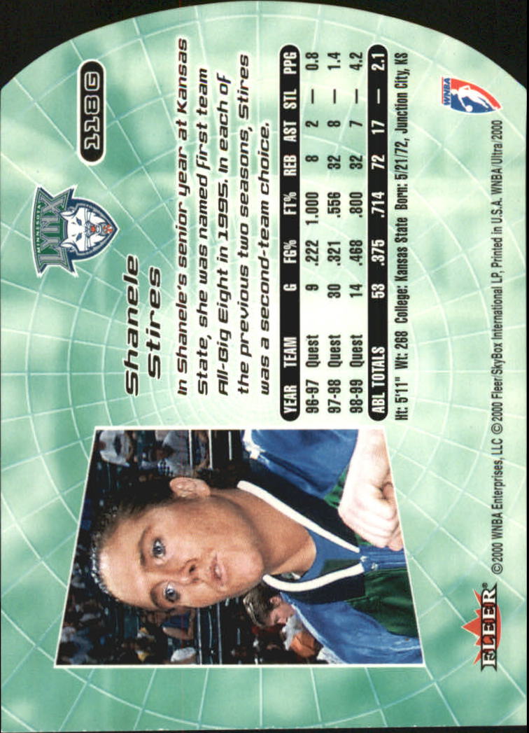 2000 Ultra WNBA Basketball Part 2 Autograph, Insert and Parallel Cards - Picture 131 of 172