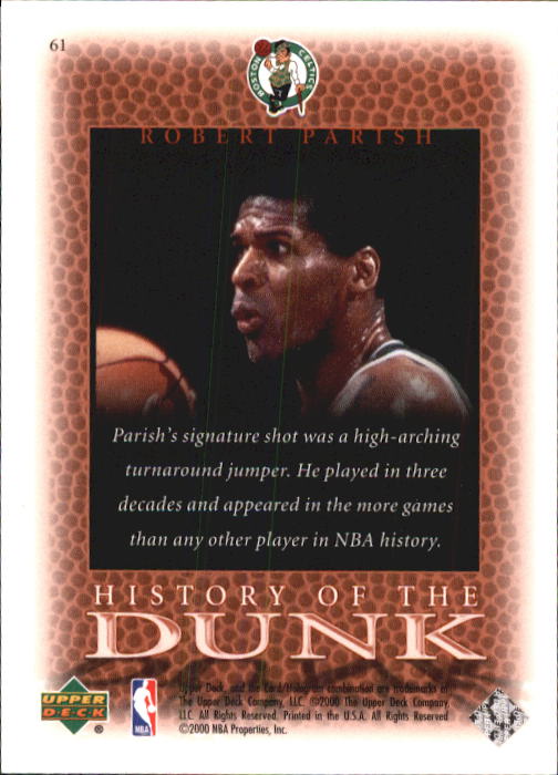 2000 Century Legends (Upper Deck) Basketball - Picture 119 of 217