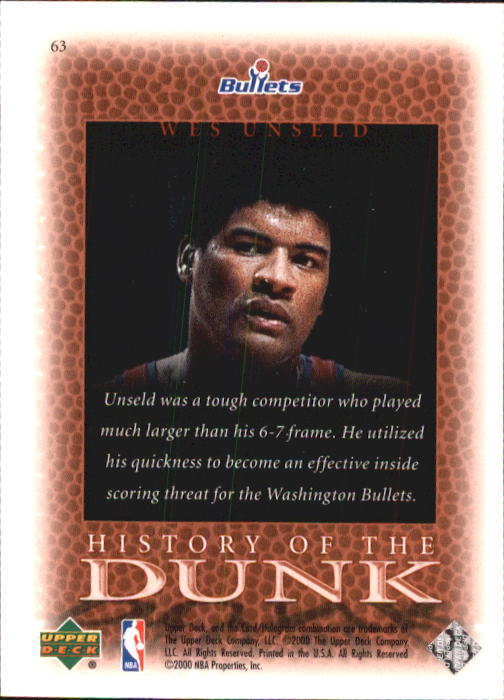 2000 Century Legends (Upper Deck) Basketball - Picture 123 of 217
