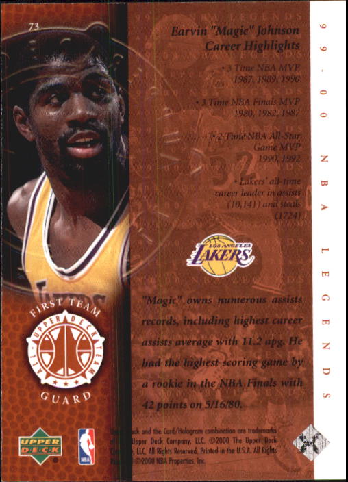 2000 Century Legends (Upper Deck) Basketball - Picture 139 of 217