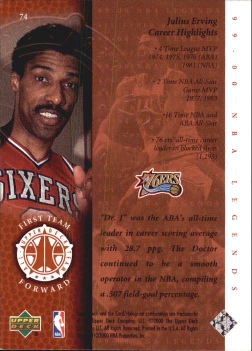 2000 Century Legends (Upper Deck) Basketball - Picture 141 of 217