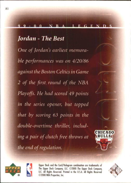2000 Century Legends (Upper Deck) Basketball - Picture 153 of 217
