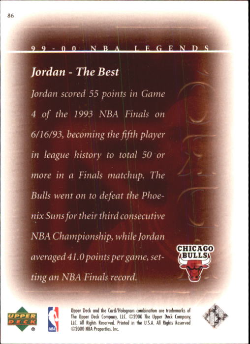 2000 Century Legends (Upper Deck) Basketball - Picture 163 of 217