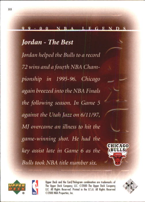 2000 Century Legends (Upper Deck) Basketball - Picture 167 of 217