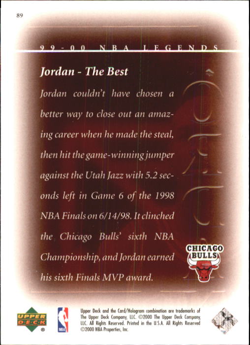 2000 Century Legends (Upper Deck) Basketball - Picture 169 of 217