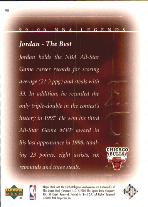 2000 Century Legends (Upper Deck) Basketball - Picture 171 of 217