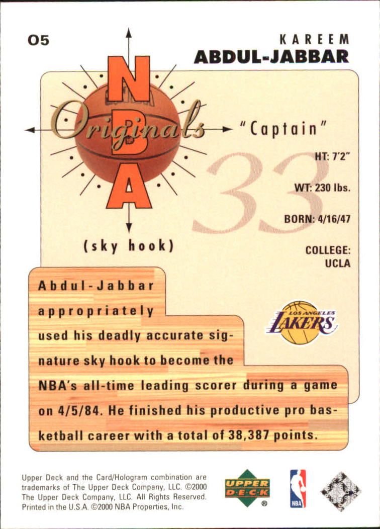 2000 Century Legends (Upper Deck) Basketball - Picture 185 of 217