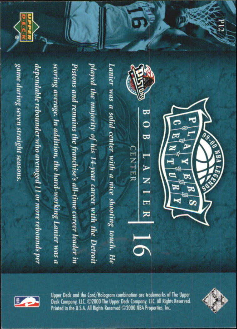 2000 Century Legends (Upper Deck) Basketball - Picture 195 of 217