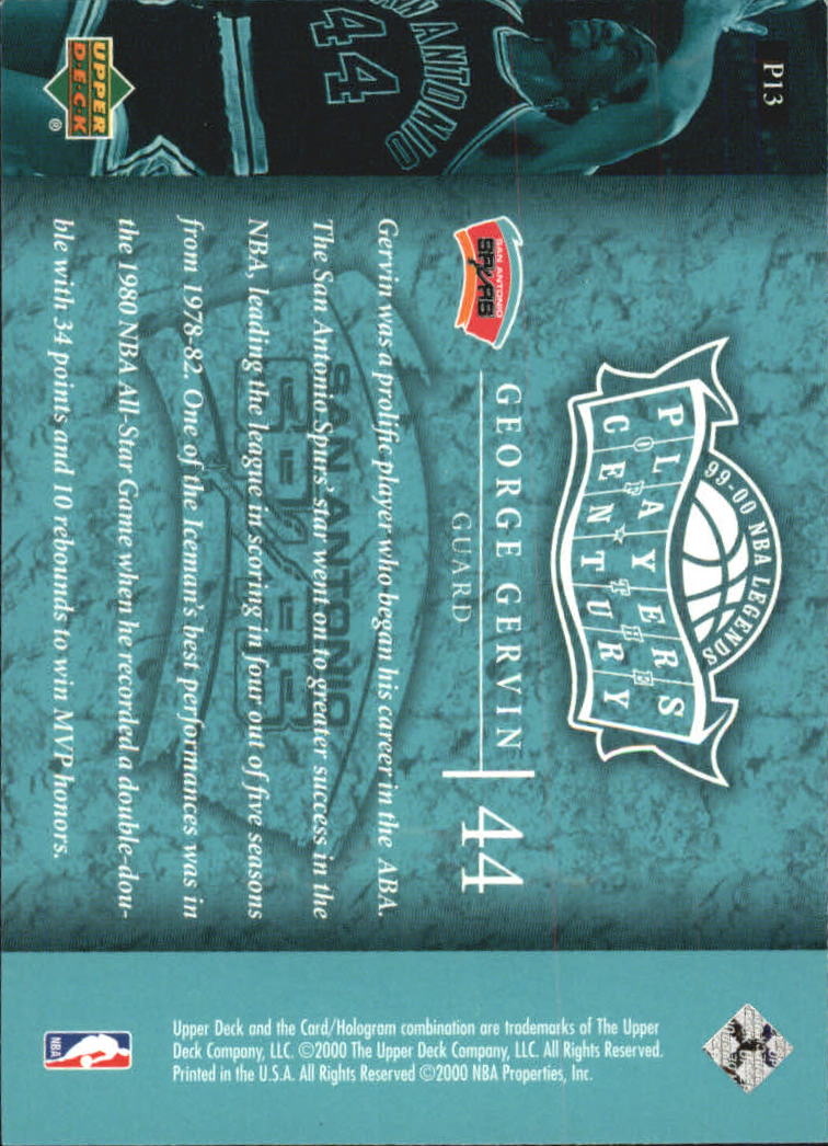 2000 Century Legends (Upper Deck) Basketball - Picture 197 of 217
