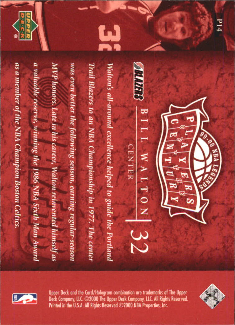2000 Century Legends (Upper Deck) Basketball - Picture 199 of 217