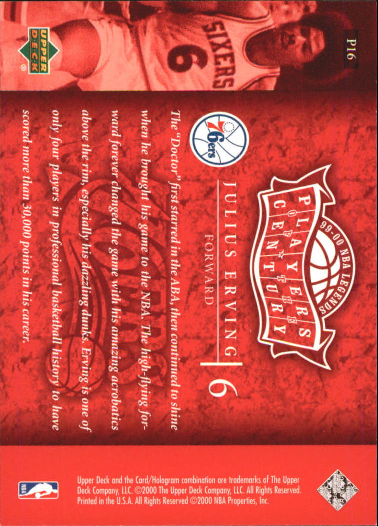 2000 Century Legends (Upper Deck) Basketball - Picture 203 of 217