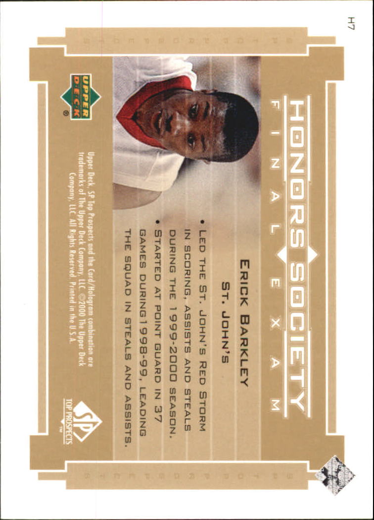 2000 SP Top Prospects (Upper Deck) Basketball - Picture 96 of 100
