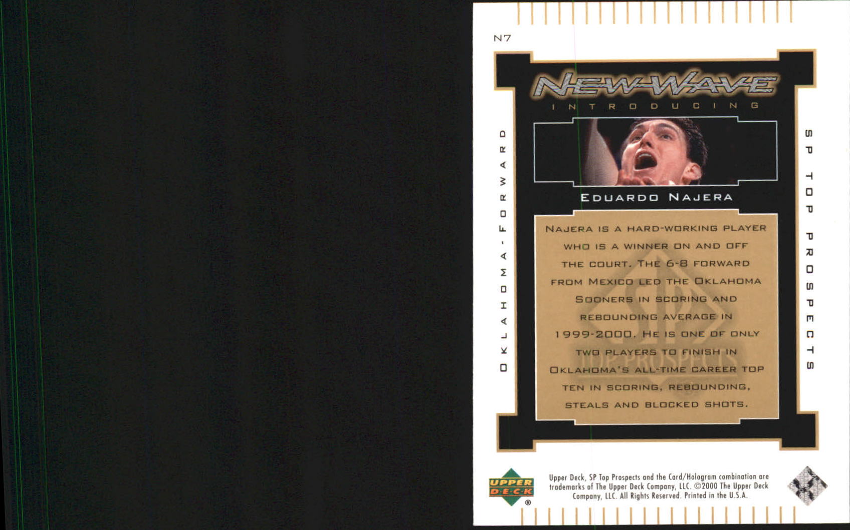 2000 SP Top Prospects (Upper Deck) Basketball - Picture 100 of 100
