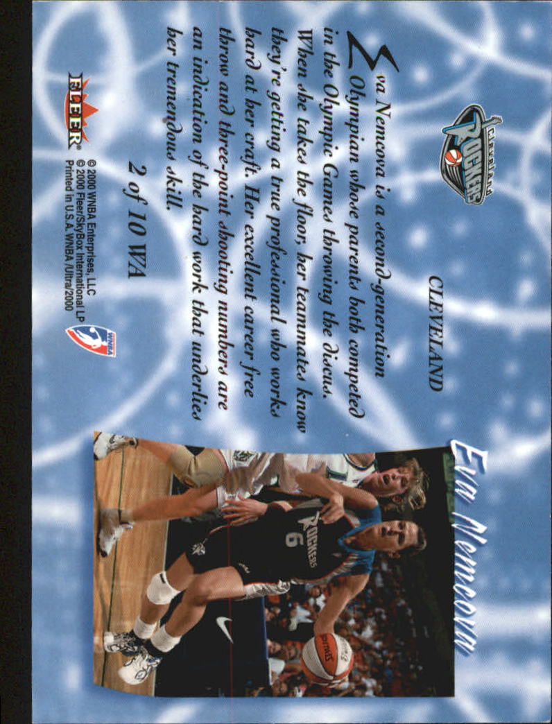 2000 Ultra WNBA Basketball Part 2 Autograph, Insert and Parallel Cards - Picture 164 of 172