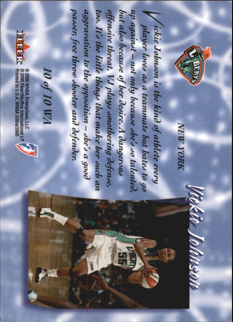 2000 Ultra WNBA Basketball Part 2 Autograph, Insert and Parallel Cards - Picture 172 of 172