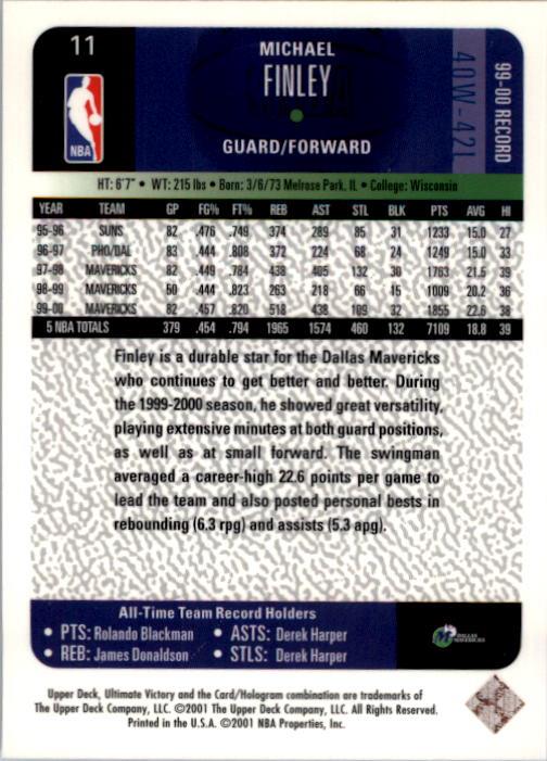 2000/2001 Ultimate Victory (Upper Deck) Basketball - Picture 19 of 129