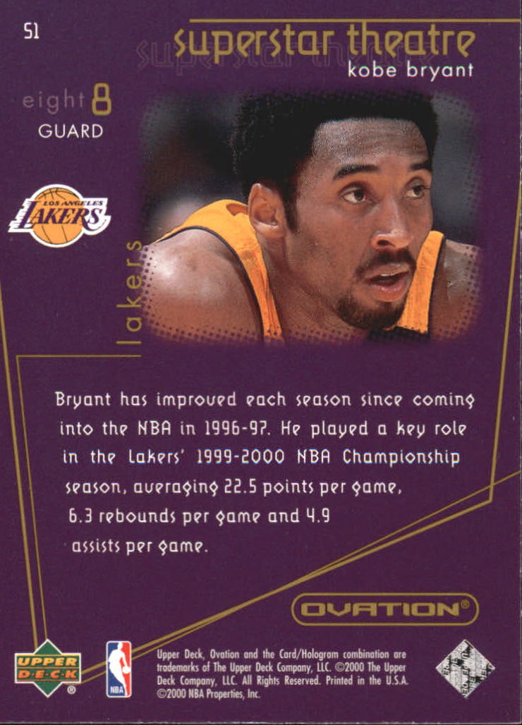 2000/2001 Ovation (Upper Deck) Basketball - Picture 169 of 179