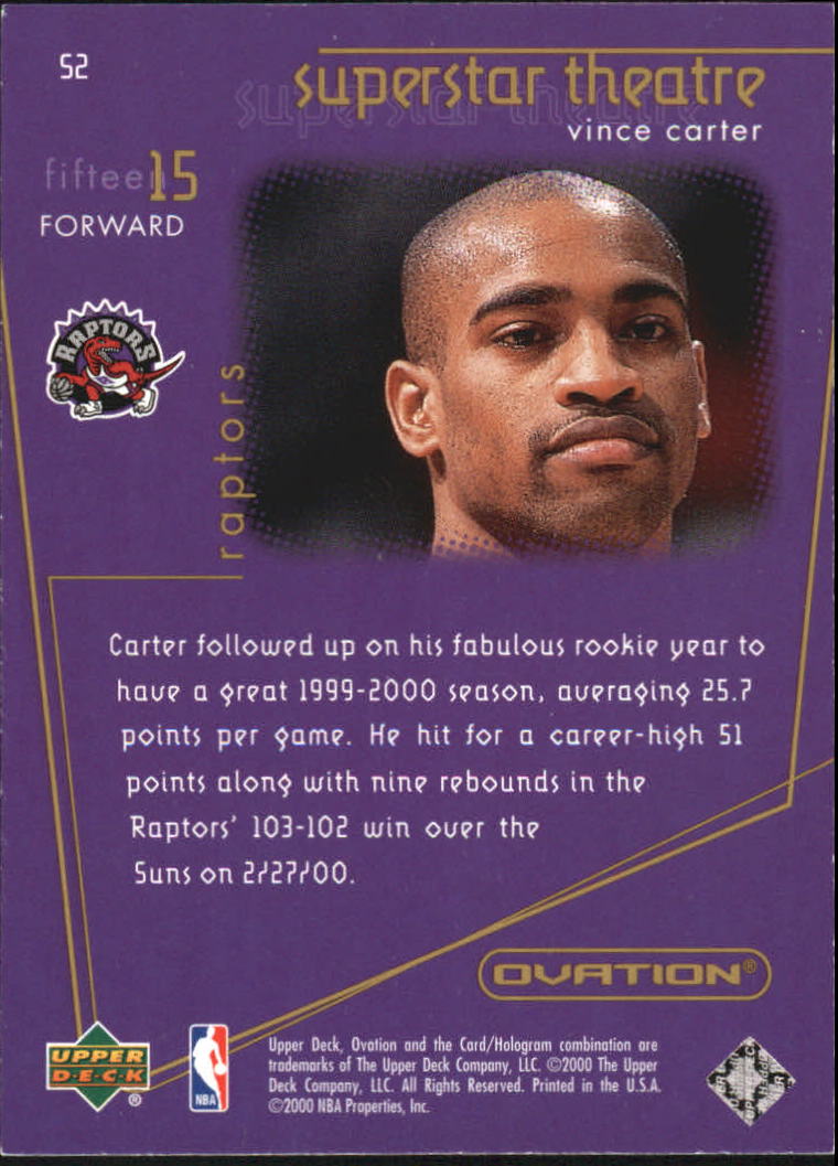 2000/2001 Ovation (Upper Deck) Basketball - Picture 171 of 179