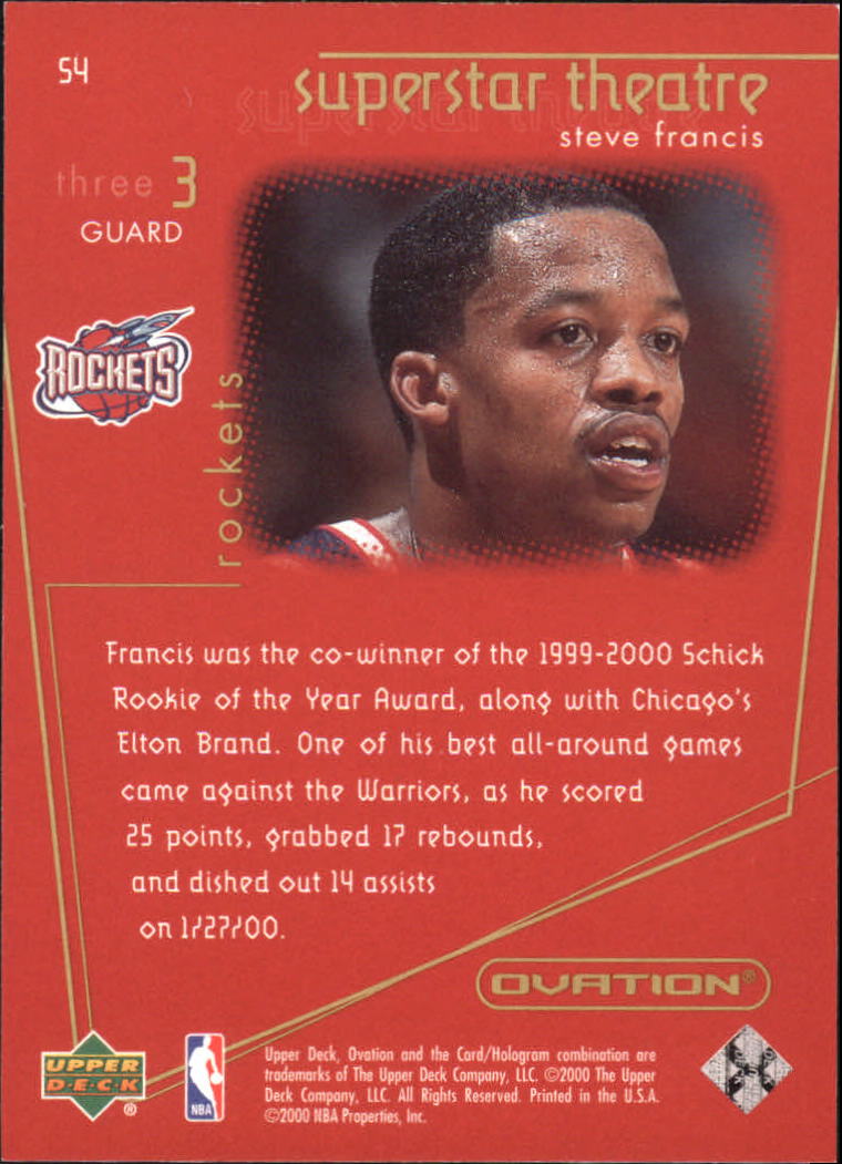 2000/2001 Ovation (Upper Deck) Basketball - Picture 173 of 179