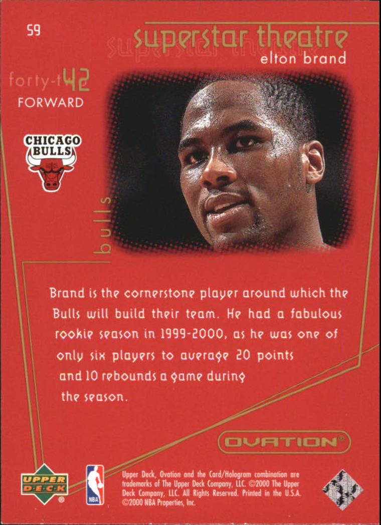 2000/2001 Ovation (Upper Deck) Basketball - Picture 177 of 179