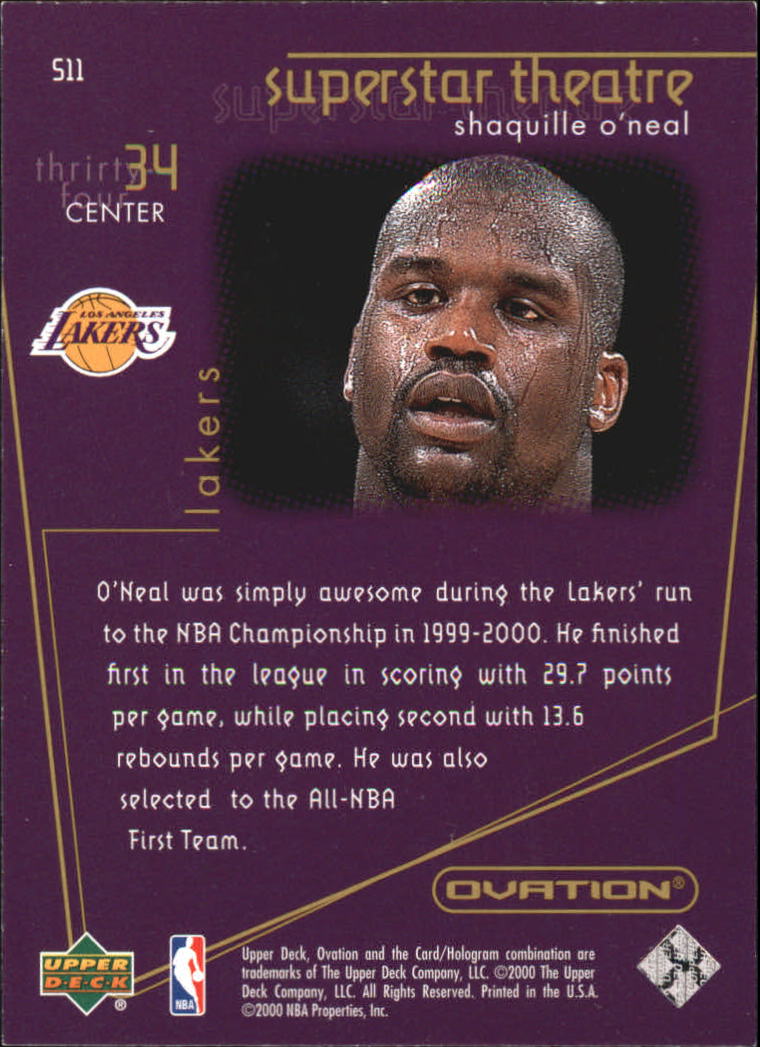 2000/2001 Ovation (Upper Deck) Basketball - Picture 179 of 179