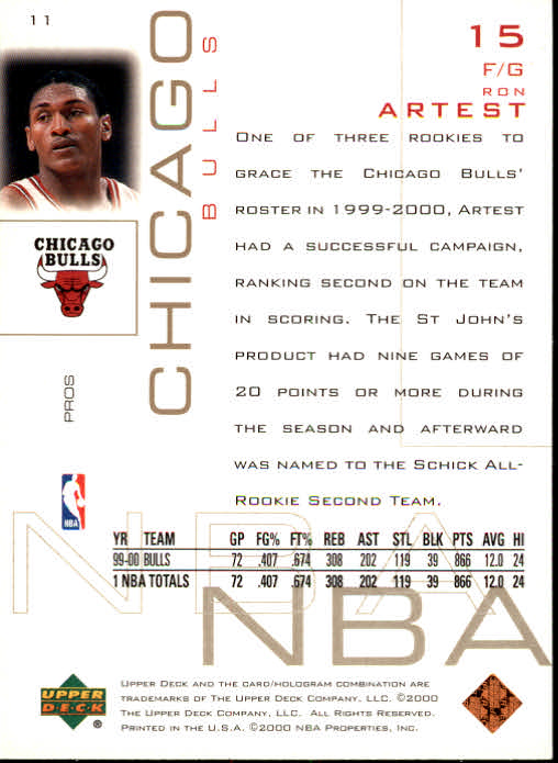 2000/2001 Pros and Prospects (Upper Deck) Basketball - Picture 23 of 221