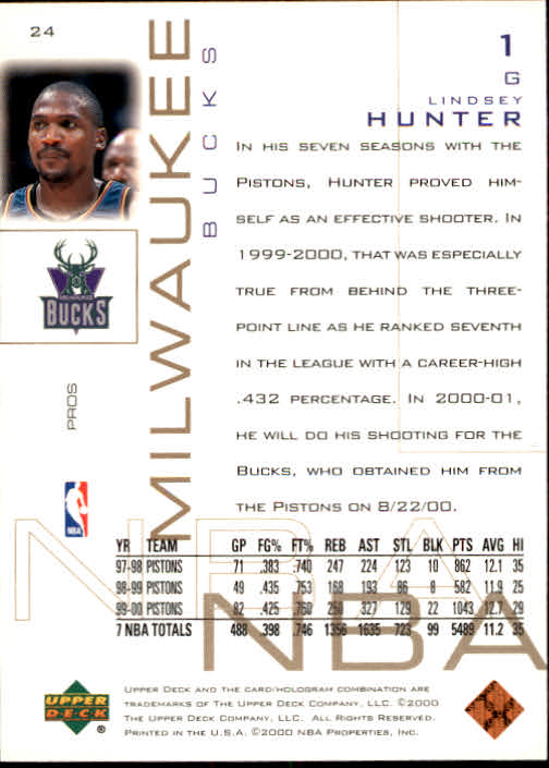 2000/2001 Pros and Prospects (Upper Deck) Basketball - Picture 49 of 221