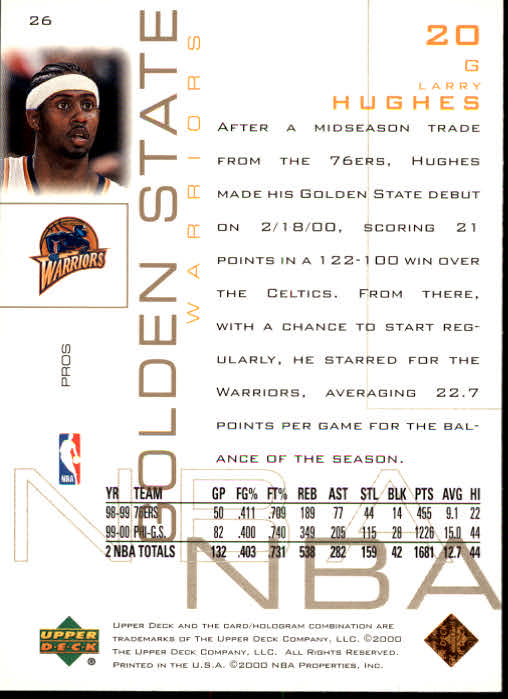 2000/2001 Pros and Prospects (Upper Deck) Basketball - Picture 53 of 221