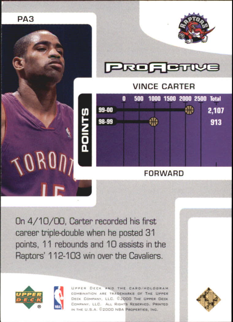 2000/2001 Pros and Prospects (Upper Deck) Basketball - Picture 181 of 221