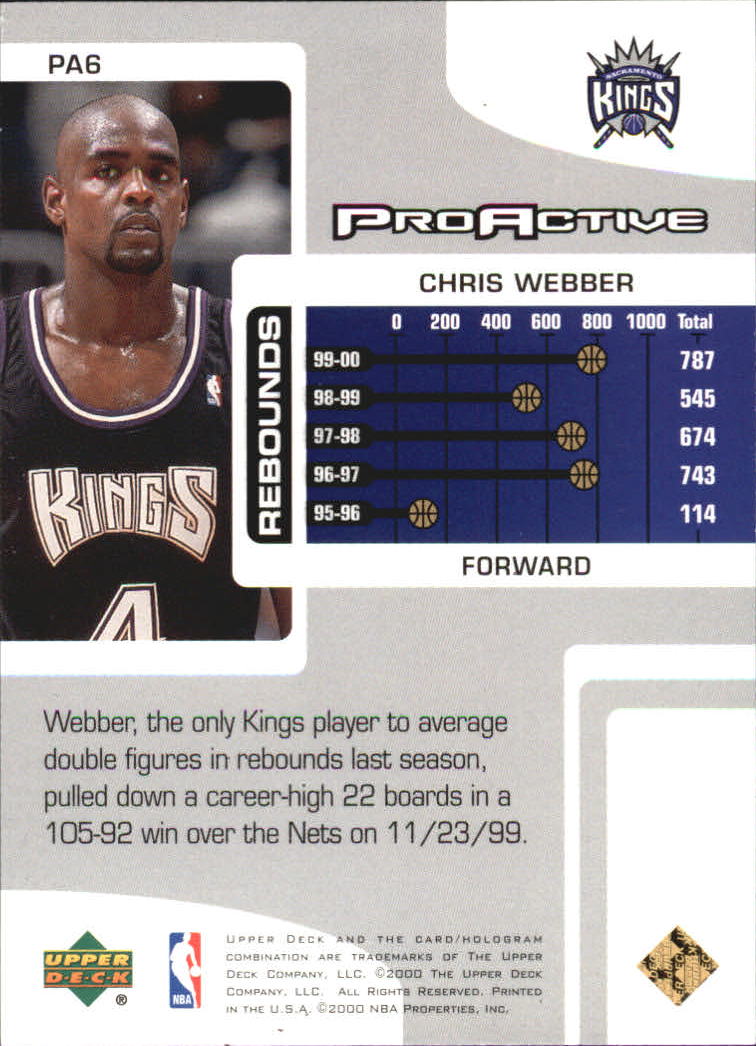 2000/2001 Pros and Prospects (Upper Deck) Basketball - Picture 187 of 221