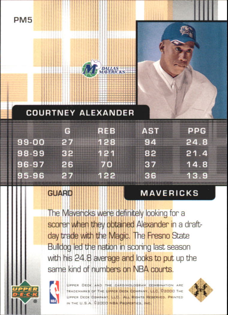 2000/2001 Pros and Prospects (Upper Deck) Basketball - Picture 197 of 221