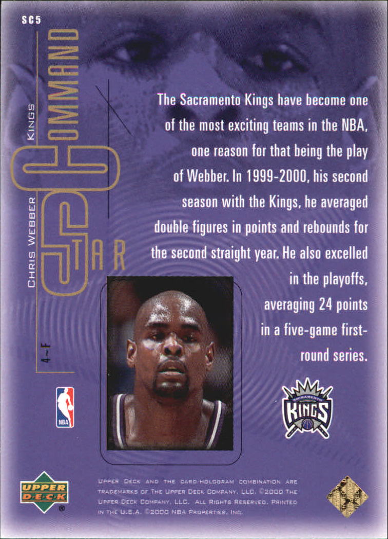 2000/2001 Pros and Prospects (Upper Deck) Basketball - Picture 207 of 221