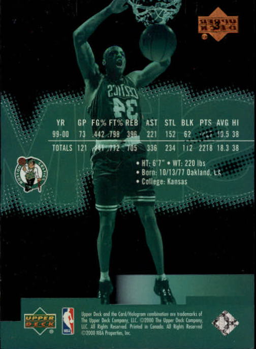 2000/2001 Slam (Upper Deck) Basketball - Picture 7 of 120