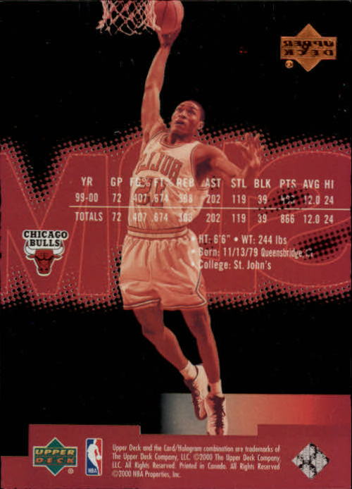 2000/2001 Slam (Upper Deck) Basketball - Picture 19 of 120