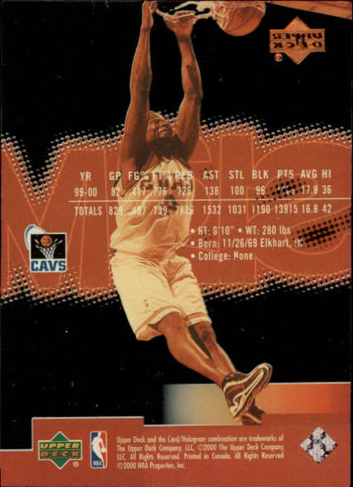 2000/2001 Slam (Upper Deck) Basketball - Picture 21 of 120