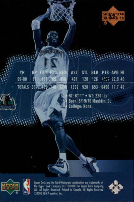 2000/2001 Slam (Upper Deck) Basketball - Picture 43 of 120