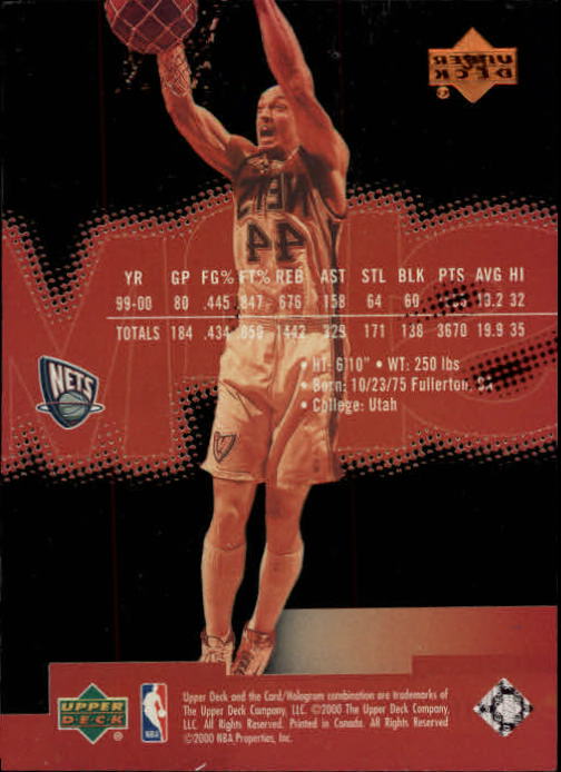 2000/2001 Slam (Upper Deck) Basketball - Picture 49 of 120