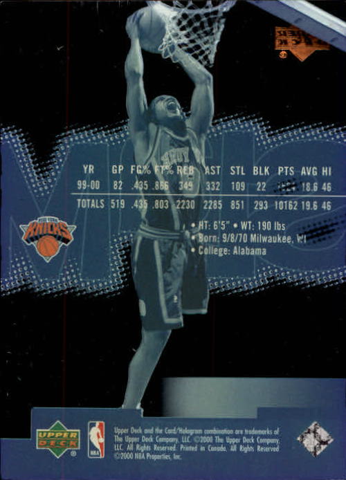 2000/2001 Slam (Upper Deck) Basketball - Picture 51 of 120
