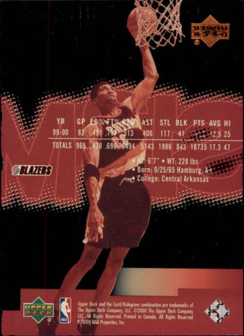 2000/2001 Slam (Upper Deck) Basketball - Picture 65 of 120