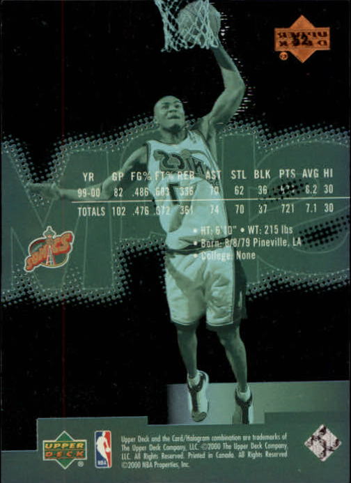 2000/2001 Slam (Upper Deck) Basketball - Picture 75 of 120