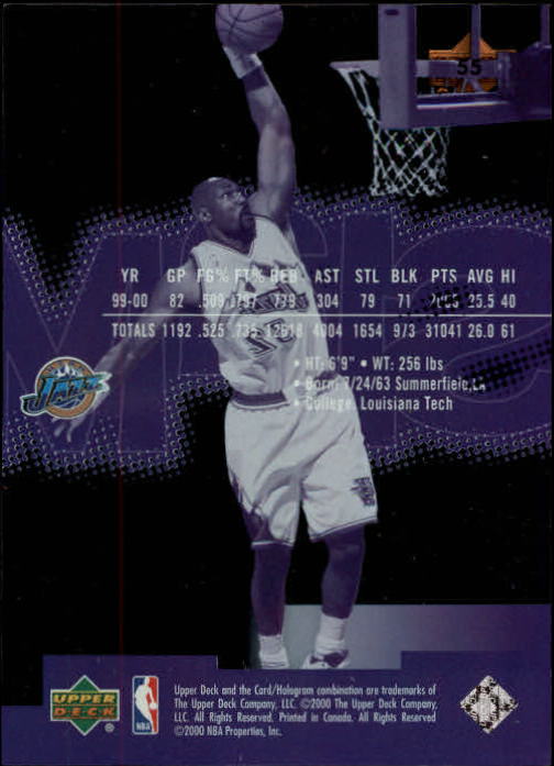 2000/2001 Slam (Upper Deck) Basketball - Picture 79 of 120